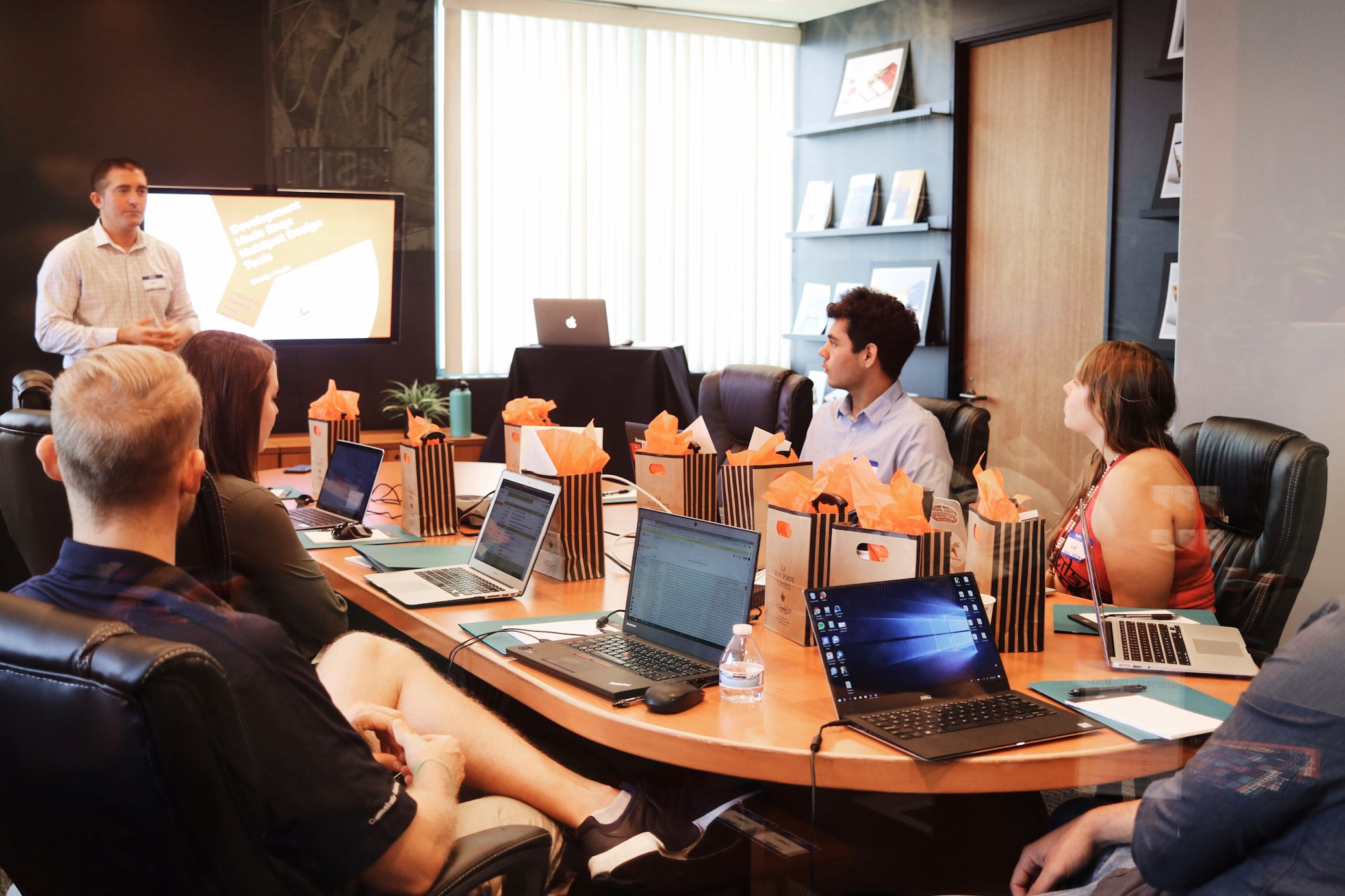 Modern office workspace representing digital transformation